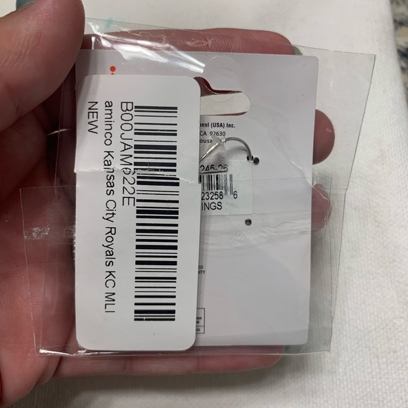 Kansas City Royals earrings - Picture 2 of 3